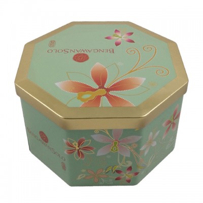 New Style Colorful Octangle Candy Tin Box Metal Sweet Tin China