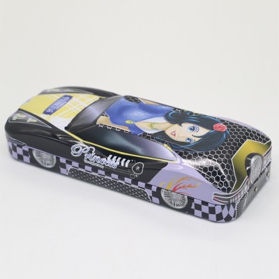 Customized Colorful Designs OEM Logo Metal Pen Packaging Pencil Case Car Tin Box