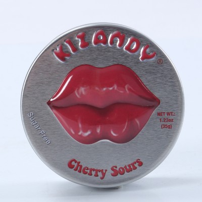 Hotting Selling With Cheap Price Gift Packaging Small Round Embossy Silver Color Wax Tin Container Lip Balm Tin Can