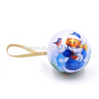 Ball shaped tin box Christmas