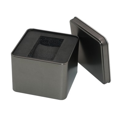 Customized OEM Square Metal Can Gift Packages Tin Box Insert Fashion Watch Tin